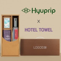 협립 이지롤 거꾸로 완전자동 우산 +협립호텔코마170타월+배터리-세트
