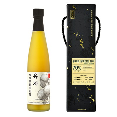 [청숨] 통째로 갈아만든 유자 원액 선물세트 1호