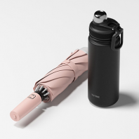 에디토 선물세트 ( 3단 거꾸로 완전자동 우양산(10K) + 스테인리스304 스포츠 텀블러 650ml )