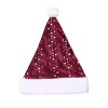 퍼플반짝이산타모자 (반짝임 강조모델/실크+융털)