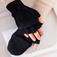남녀공용 뽀글이 벙어리 터치 반장갑