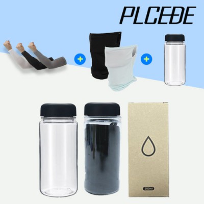 플씨드 투밴드 쿨토시 + 귀걸이 쿨마스크 + 보틀350ml 3종 세트