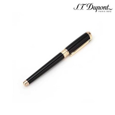 [ST듀퐁] 17 뉴라인D 수성펜 블랙골드 RB미듐 CB412101M (No.22)