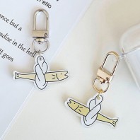 행운을 부르는 액막이 명태 키링 아크릴 열쇠고리 Y2610