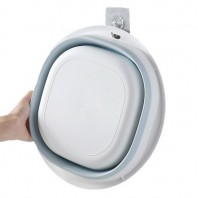 CC501 클린바스 접이식 세숫대야 깔끔 보관 대야(대)