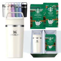 스탠리 카페투고 트래블머그 크림 스타벅스 드립커피 선물세트