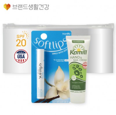 브생건710호 2종세트(카밀 핸드크림+멘소래담 소프트립스 립밤)