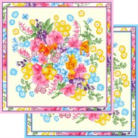 피치 스카프 60*60