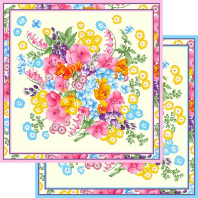 피치 스카프 60*60