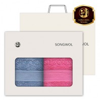 송월 샤보렌 식스 세면타월 2매세트