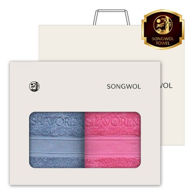 송월 샤보렌 식스 세면타월 2매세트