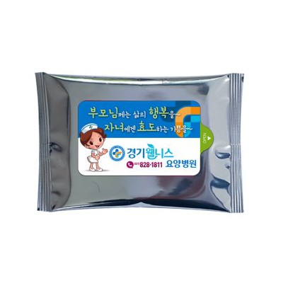 실버(유광)물향기 물티슈(5매/10매/15매/20매)