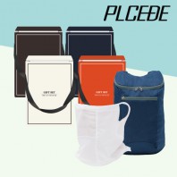 [플씨드] 접이식 스포츠 백팩(PMB-01) + 메쉬 귀걸이 쿨마스크 2종 세트
