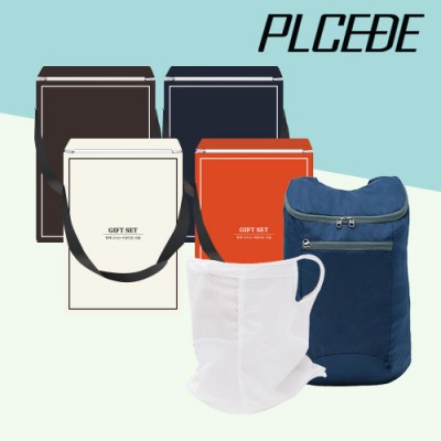 [플씨드] 접이식 스포츠 백팩(PMB-01) + 메쉬 귀걸이 쿨마스크 2종 세트