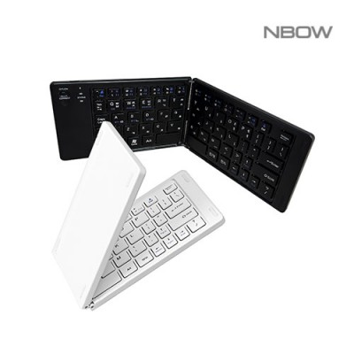 엔보우 휴대용 접이식 블루투스 무선키보드 N패드메이트