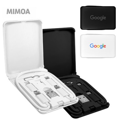 미모아 6in1 여행용 고속충전케이블세트 웰컴키트