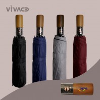 비바체 마데라 3단 우드핸들 암막 완전자동 우양산(컬러인쇄 지원)