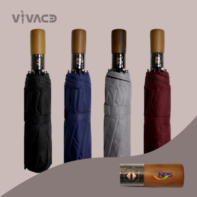 비바체 마데라 3단 우드핸들 암막 완전자동 우양산(컬러인쇄 지원)