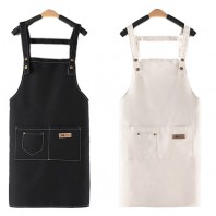 똑딱 포켓 캔버스 앞치마 K2541