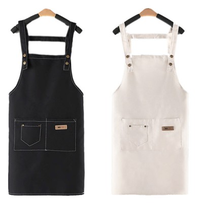 똑딱 포켓 캔버스 앞치마 K2541