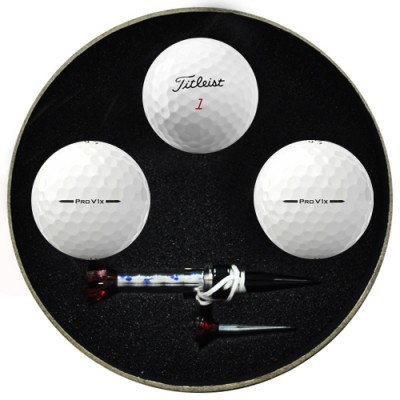 원형 타이틀리스트 PRO V1x 3구  자석티세트