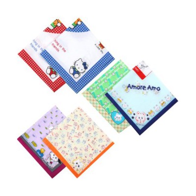 아모르아모 손수건(어린이손수건)-투명케이스포장