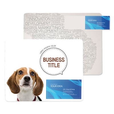 명함꽂이 경질 마우스패드(2T) 220*175mm