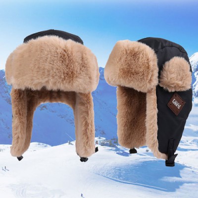 로페리아 남녀공용 겨울용 방한 파일럿 모자 귀덮개 모자(0216878)