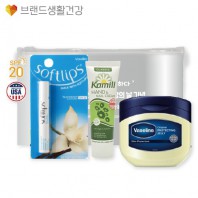 브생건590호 3종세트(카밀핸드크림+멘소래담 소프트립스 립밤+바세린 젤리)