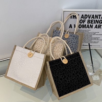 제이탑 미니멀 감성 린넨 에코백