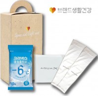 쿨아이스세트 브생건120호(크리넥스쿨링물티슈+아쿠아쿨토시)