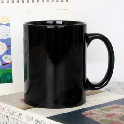 16온스일자머그-블랙