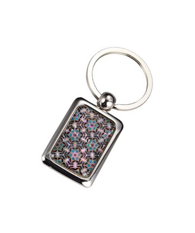 사각열쇠고리-단청(컬러)