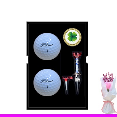 타이틀리스트 pro v1 2구 볼마커 자석티세트 (3pc)