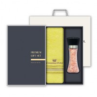 [송월] CM 센치40 세면타월 1P + 히말라야 핑크소금(200g) 1P