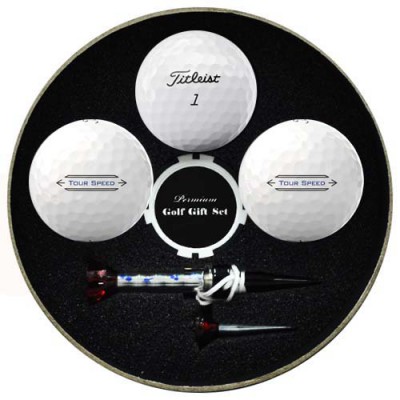 원형 타이틀리스트 투어스피드 3구 볼마커칩 자석티세트