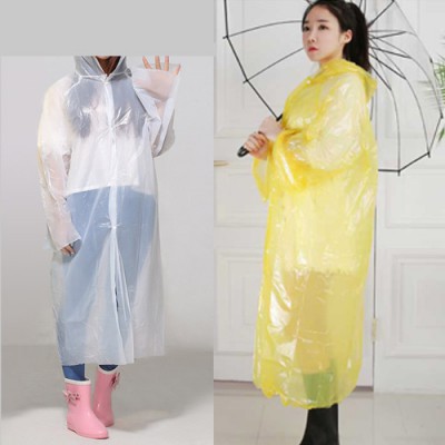 컬러풀 일회용 우의 우비(성인용/아동용)