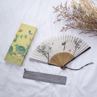 실크민속부채 2종