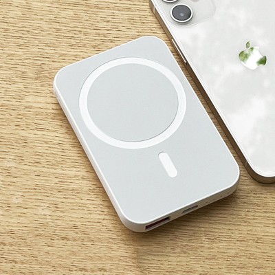 15W 유무선 동시 고속충전 맥세이프 보조배터리 5000mAh EM-38