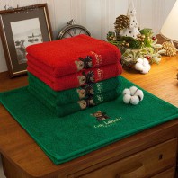 무한타올 기라로쉬 베어 크리스마스 세면타올 150g