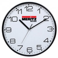 금속 크롬 벽시계