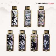 빛나 학 시리즈 자개 USB메모리 USB3.0 16GB~128GB (7종 이미지)