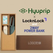 협립 3단 60 슈퍼 카라비너 완전자동우산 +배터리+락앤락슬림핏원터치텀블러-세트