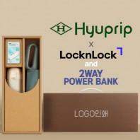 협립 3단 60 슈퍼 카라비너 완전자동우산 +배터리+락앤락슬림핏원터치텀블러-세트