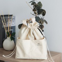 로페리아 조임끈 투포켓 보온보냉 도시락가방(0215847)