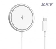 스카이 필 W25 Mag 마그네틱 맥세이프 호환 15W 고속 무선 충전기