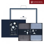 송월타올 달보드레 전통 자개(130g) 띠지 2P세트