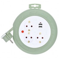 러그박스 원형 3M USB 멀티탭