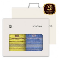 송월 카운테스마라 센치 150g 세면타월 2매세트