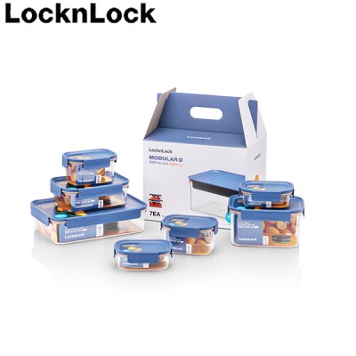 락앤락_402RS7NVY비스프리 모듈러 플러스 3호 set_트라이탄 용기 7개